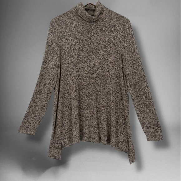 MarlaWynne Tops - Marla Wynne Turtleneck Tunic Sandy Nude Color Size L